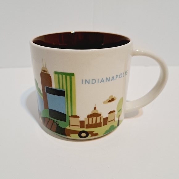 Starbucks You Are Here Collection Indianapolis‎ 14oz Stoneware Mug - Picture 1 of 6